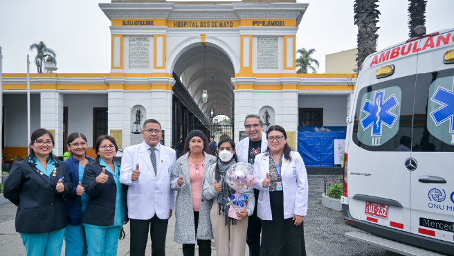 Madre dona riñón a su hija en el primer trasplante renal del Hospital Nacional Dos de Mayo