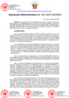 Vista preliminar de documento RESOLUCIÓN ADMINISTRATIVA Nº 023