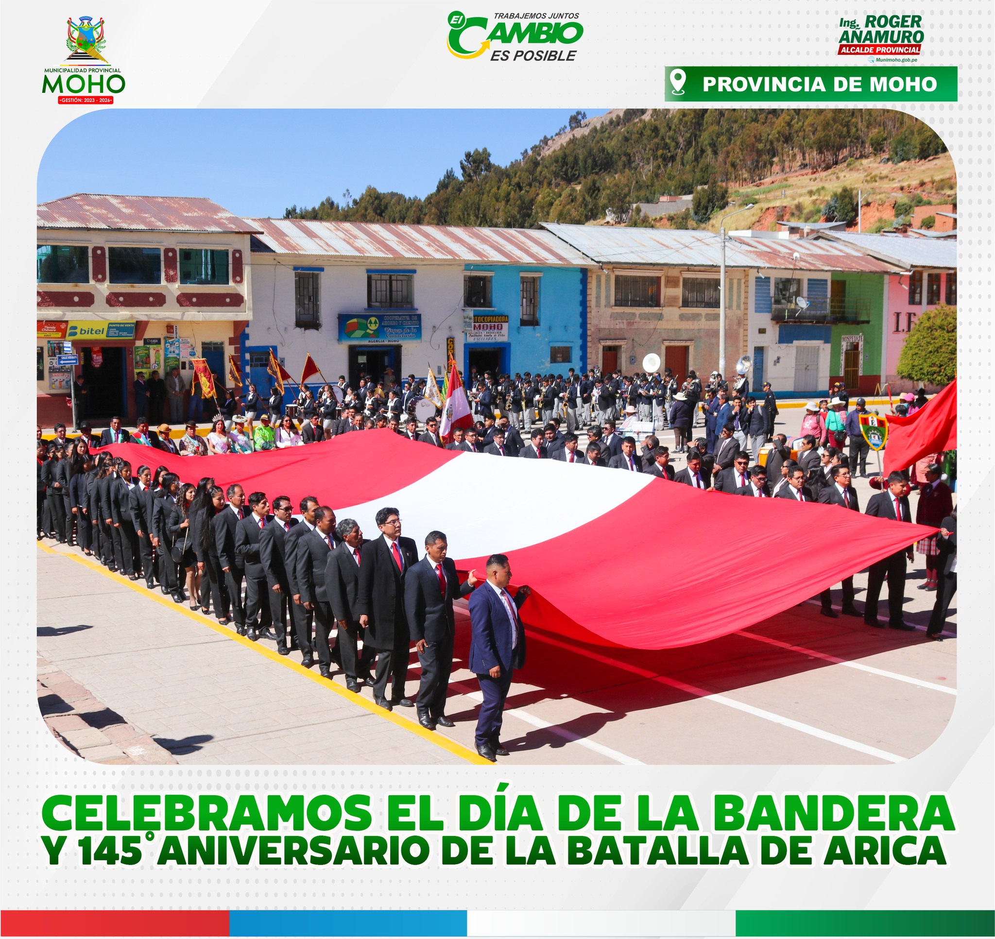 Ceremonia Por El Día De La Bandera