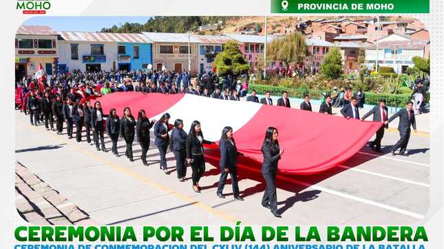 Ceremonia Por El Día De La Bandera 