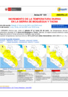 Vista preliminar de documento Aviso Meteorológico DZ7 - No 191-2025 - Incremento de temperatura diurna en la sierra de Tacna y Moquegua