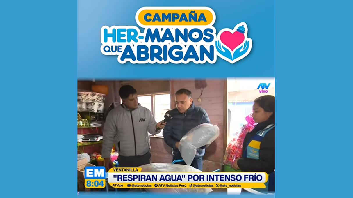 La campaña "HER-MANOS QUE ABRIGAN" 🧥 inició en Ventanilla Alta con recolección de ropa 🧤🧣 y campaña médica ⚕️ para vecinos vulnerables al frío 🥶, liderada por el alcalde Jhovinson. 🤝
