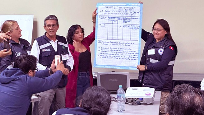 Minsa refuerza capacidades de respuesta ante emergencias y desastres en Taller Macro Regional 2025