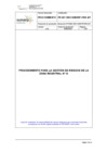 Vista preliminar de documento PROCEDIMIENTO PARA LA GESTIÓN DE RIESGOS DE LA ZONA REGISTRAL N° IX