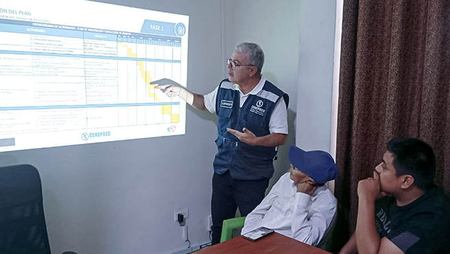 Asesoramos a funcionarios de la Municipalidad Distrital de Trompeteros para iniciar elaboración de su PPRRD