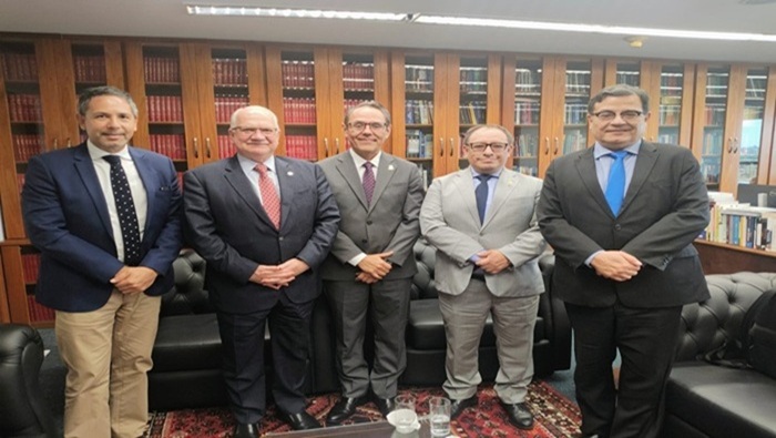 Vicepresidente del TC Helder Domínguez y magistrados Gustavo Gutiérrez y César Ochoa participaron en el programa de intercambio Joaquim Nabuco del Supremo Tribunal Federal de Brasil