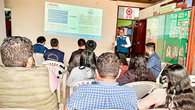Municipalidad Distrital de Frías recibe nuestra asesoría en la formulación del Programa Presupuestal 0068