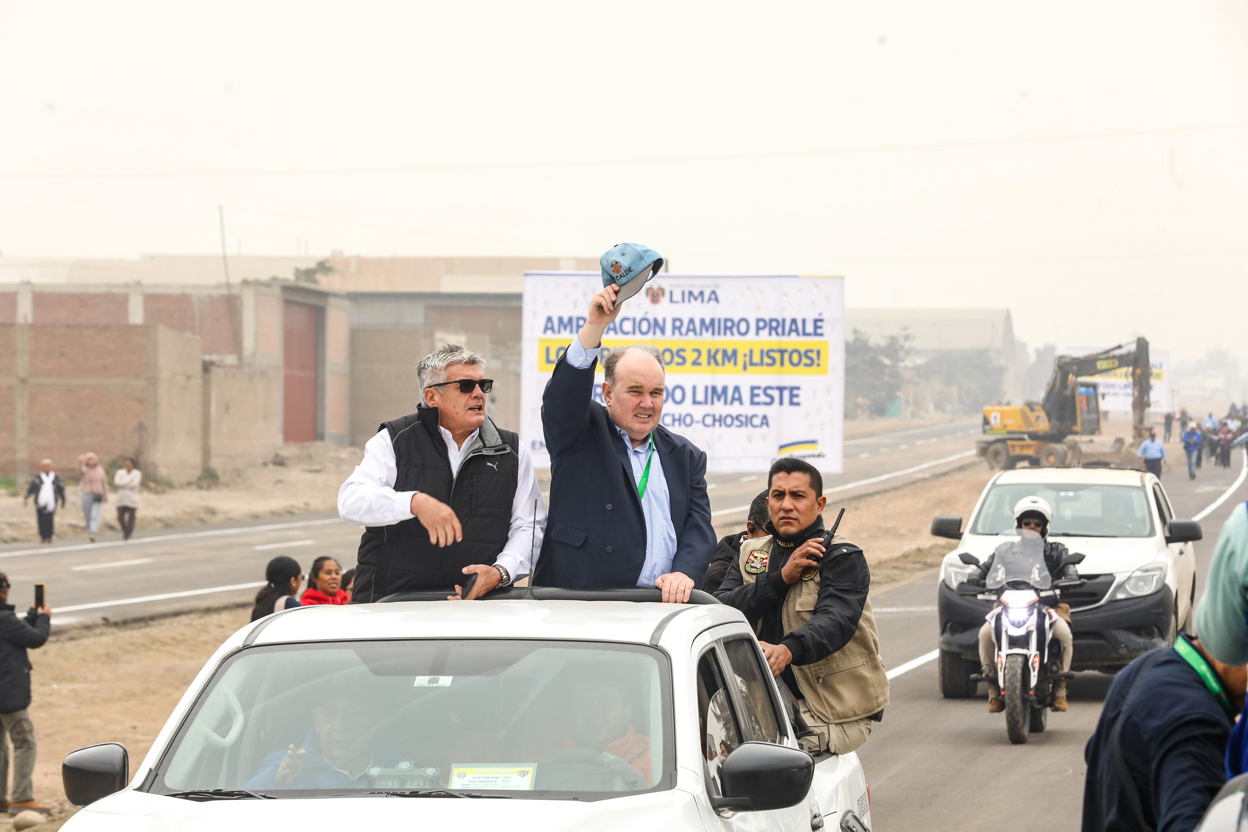 Ampliación autopista Ramiro Prialé