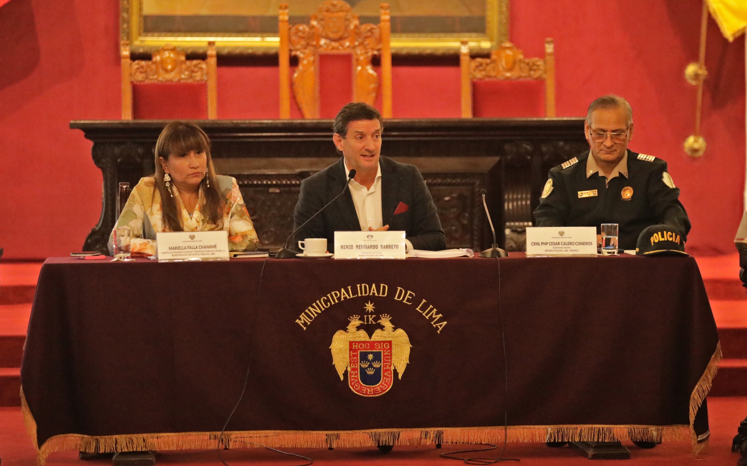 Segunda sesión del Codisec y Coresec por la seguridad ciudadana