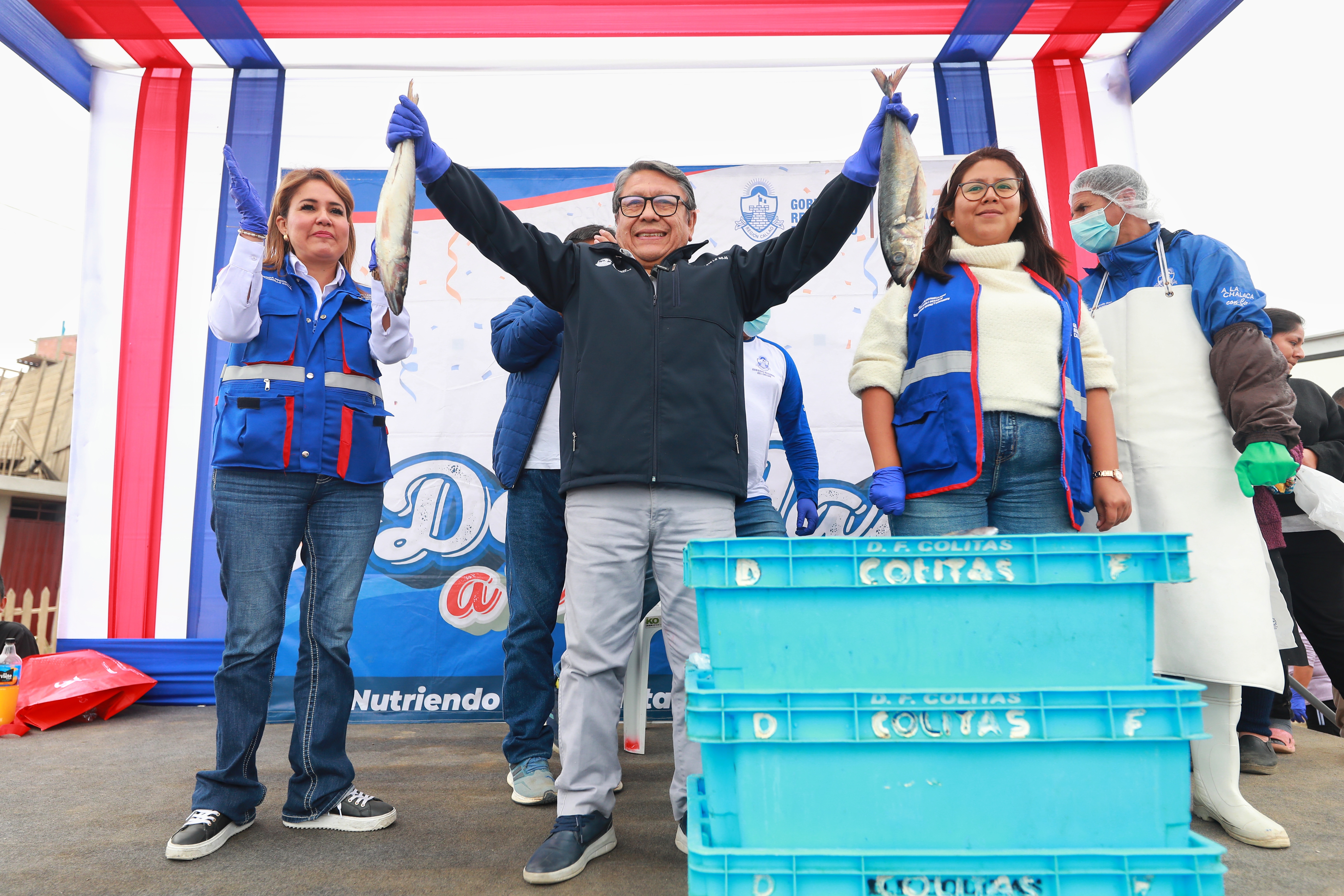 Gore Callao entregó 3 toneladas de pescado a 500 familias de bajos recursos de Ventanilla