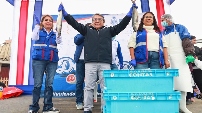 Gore Callao entregó 3 toneladas de pescado a 500 familias de bajos recursos de Ventanilla