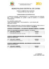 Vista preliminar de documento CRONOGRAMA DE ENTREVISTAS CAS N°003-2025