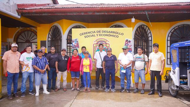 GORE Loreto socializa Procompite 2025 con productores de aguaje en San Pablo.