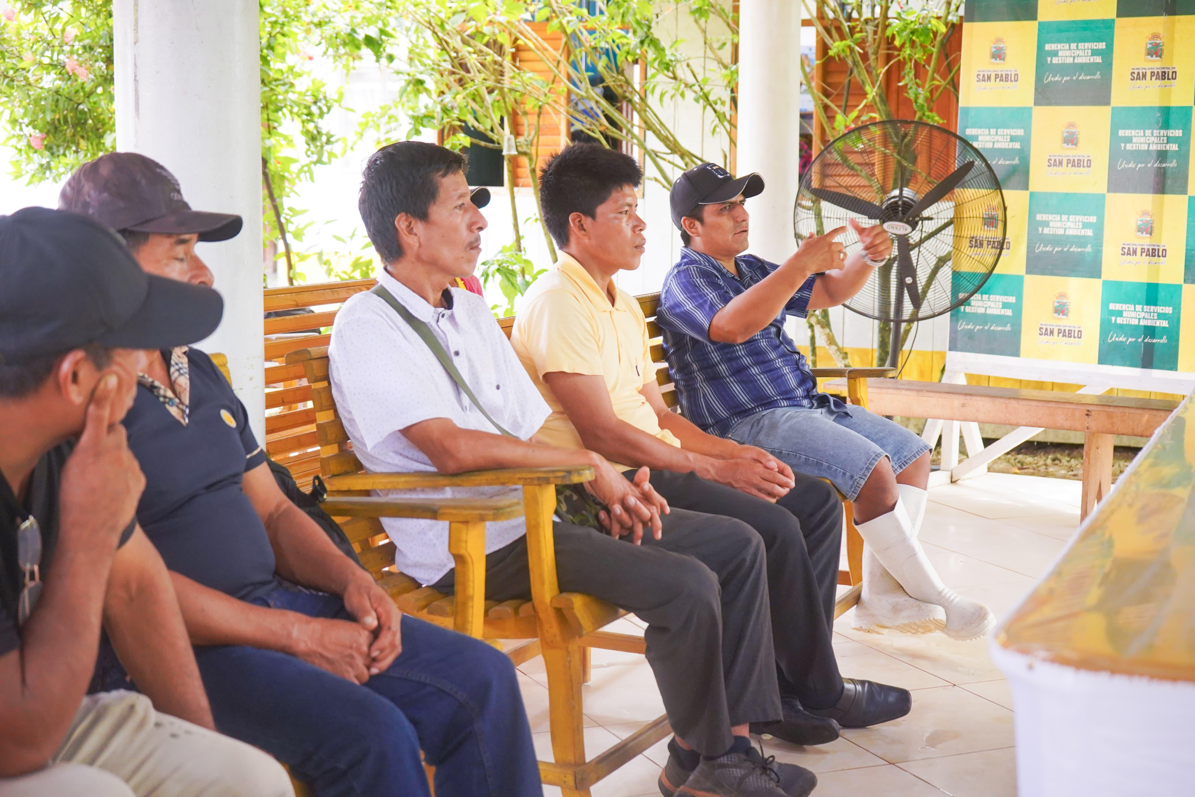 GORE Loreto socializa Procompite 2025 con productores de aguaje en San Pablo.