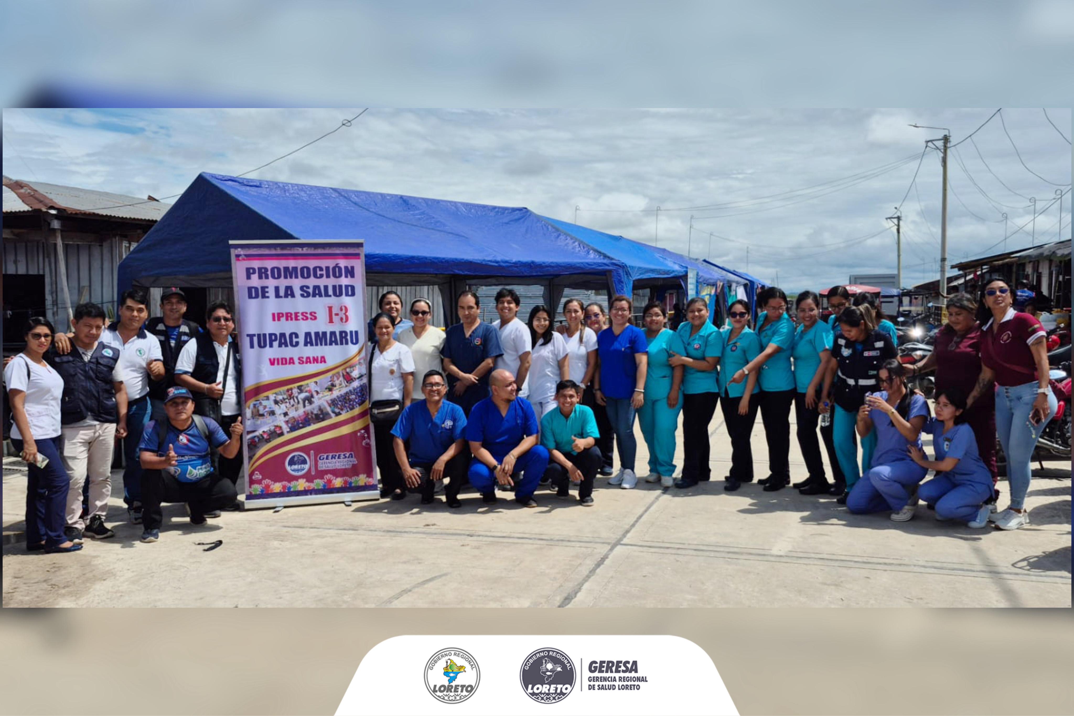 Feria de salud en la jurisdicción Túpac Amaru: atención integral para la comunidad.