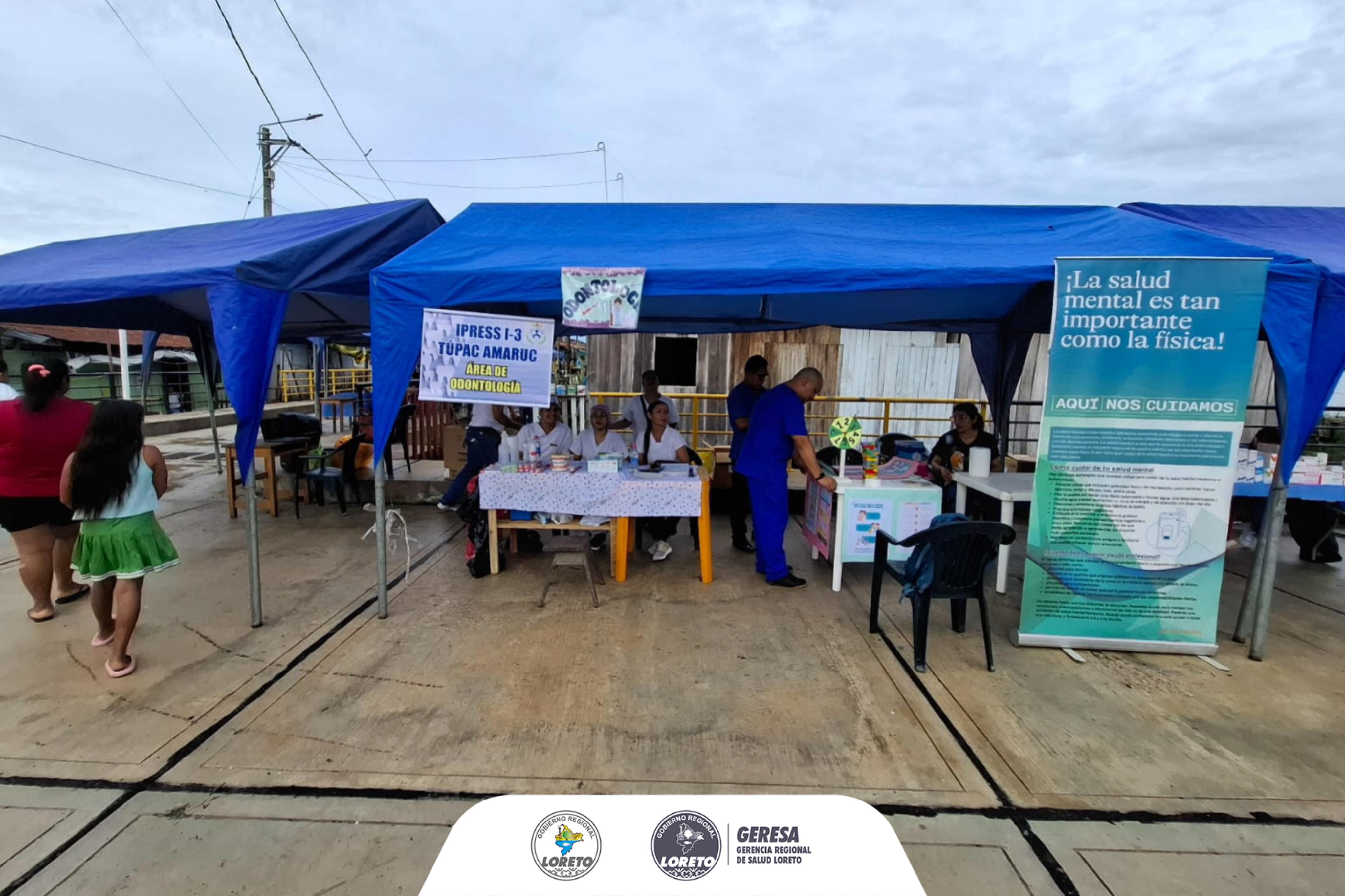 Feria de salud en la jurisdicción Túpac Amaru: atención integral para la comunidad.