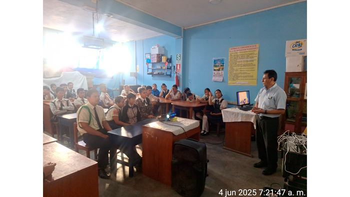 ActivaciΓ³n de plan de Seguridad Vial mediante capacitaciones en Instituciones Educativas en Tarapoto.