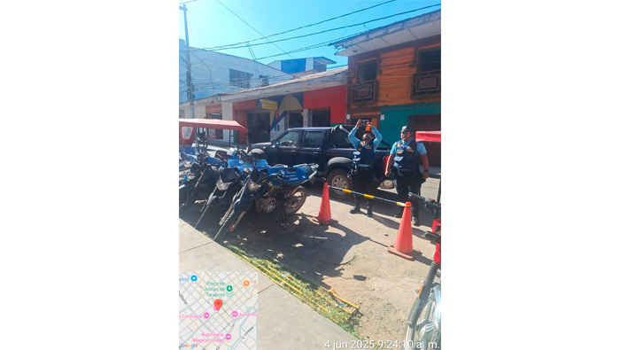 Operativo inopinado de retiro de conos de seguridad colocados de manera ilegal.