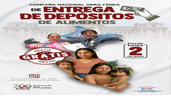 Desde el inicio de esta cruzada nacional, jueces y personal judicial del Distrito Judicial de San Martín vienen realizando la entrega gratuita de los certificados de consignación judicial a madres beneficiarias.