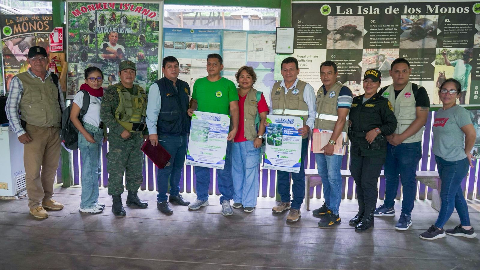 Reforzamos los operativos para garantizar turismo seguro en la Amazonía.