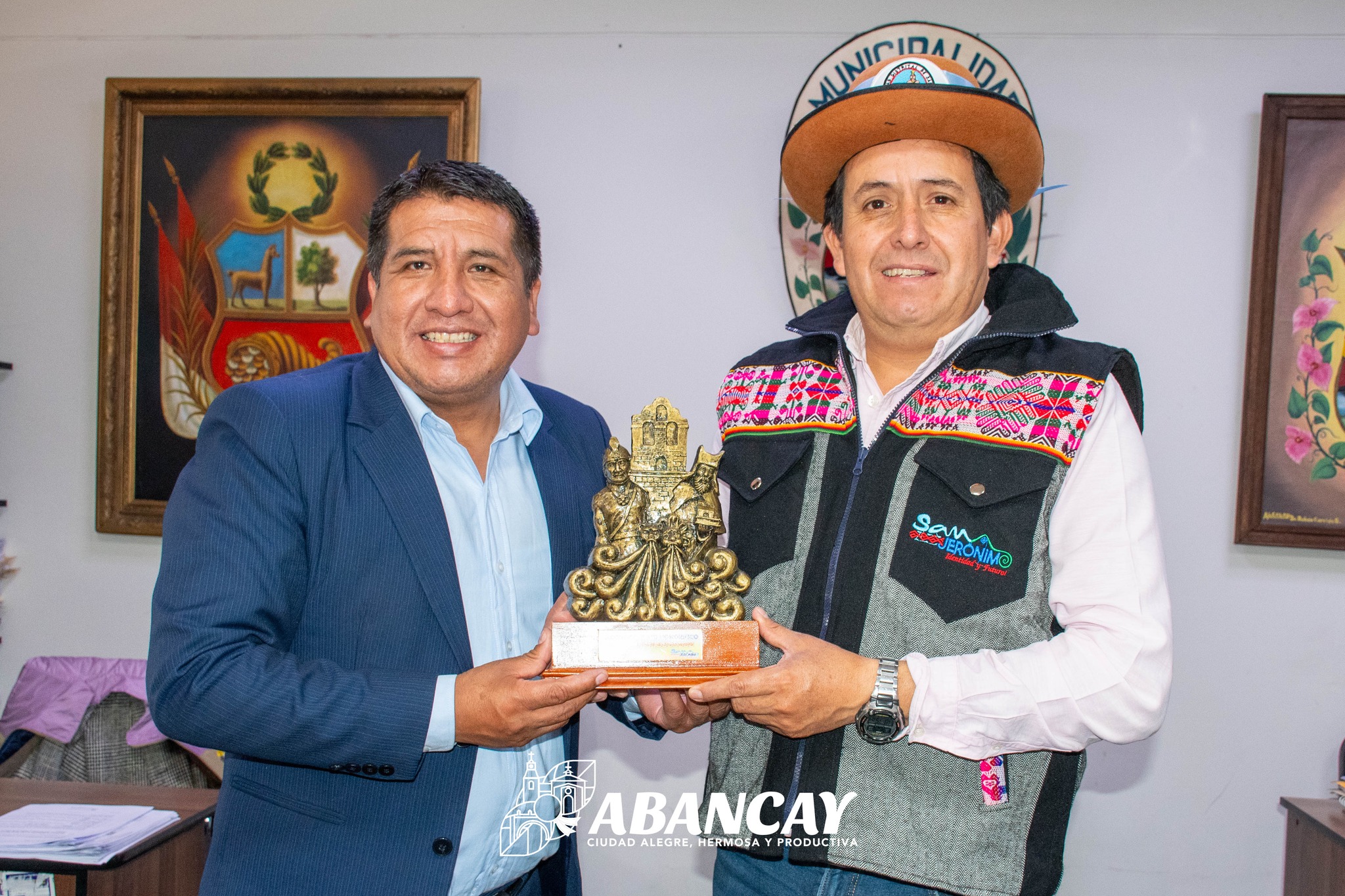 🤝 Alcaldes De Abancay Y San Jerónimo Fortalecen Lazos De Hermandad.🌄💪
