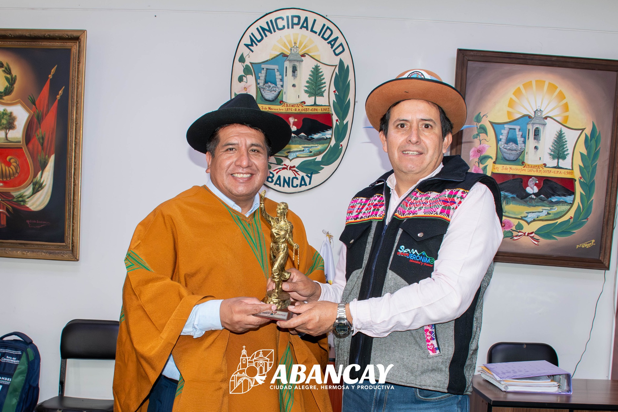 🤝 Alcaldes De Abancay Y San Jerónimo Fortalecen Lazos De Hermandad.🌄💪