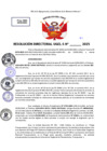 Vista preliminar de documento Resolucion Directoral N° 003387-2025