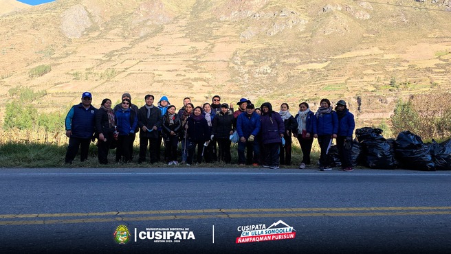Unidos por un planeta limpio, Cusipata celebra el dΓa mundial del medio ambiente con exitosa campaΓ±a de limpieza
