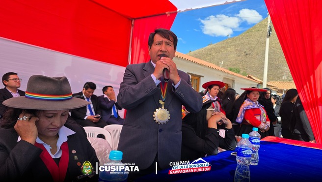 Desfile Cรญvico escolar por el dรญa de la bandera nacional - CUSIPATA