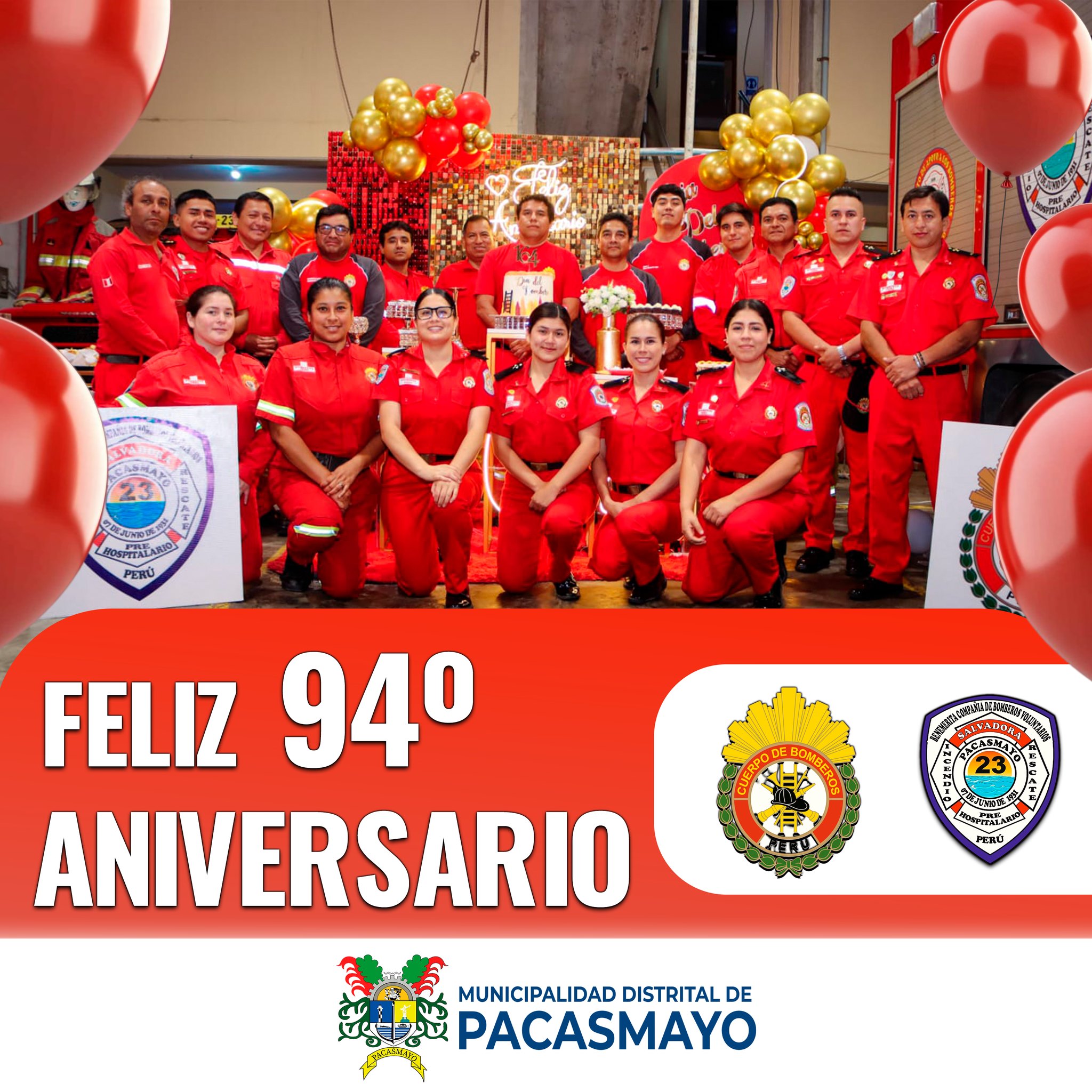 feliz 94ยฐ aniversario
