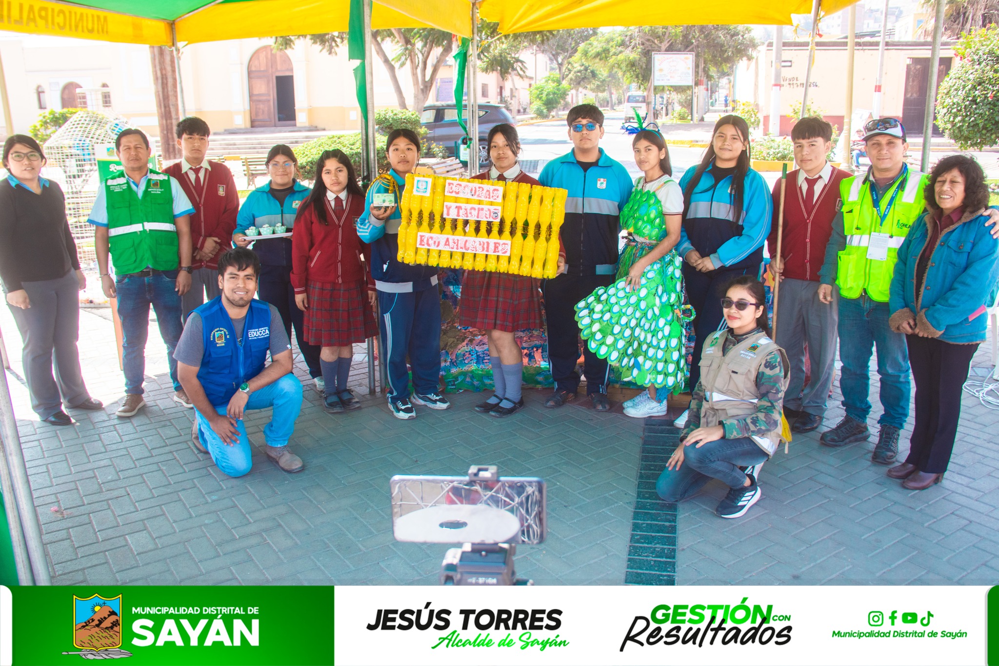#MedioAmbiente COLEGIOS PARTICIPAN EN CONCURSO "PROYECTOS ECOAMIGABLES" POR LA SEMANA AMBIENTAL QUE ORGANIZÓ MUNICIPIO DE SAYÁN
