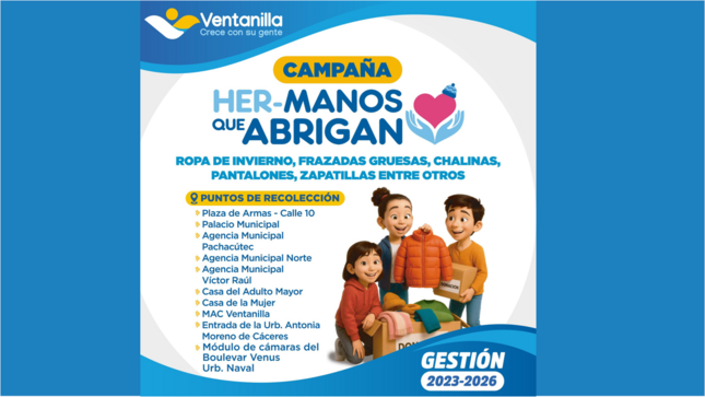 ¡Ayúdanos a ayudar! Dona ropa y abrigo en buen estado para los vecinos más vulnerables. 🧤🧣