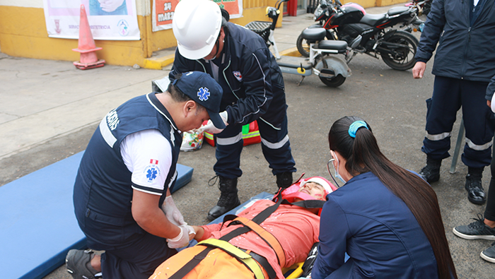 Simulacro nacional multipeligro en el Hospital de Chancay