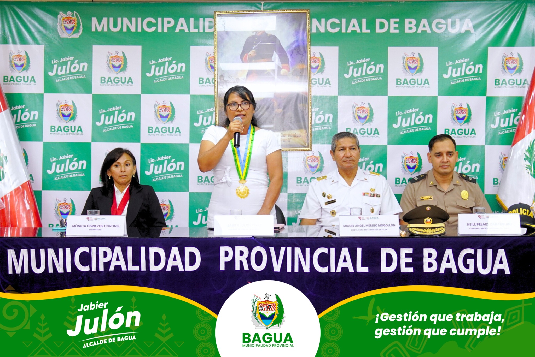 Bagua conmemora el 145Β° Aniversario de la Batalla de Arica y RenovaciΓ³n del Juramento a la Bandera.