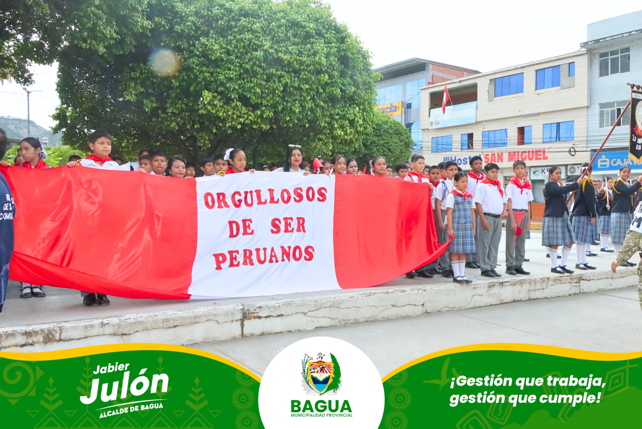 Bagua conmemora el 145Β° Aniversario de la Batalla de Arica y RenovaciΓ³n del Juramento a la Bandera.
