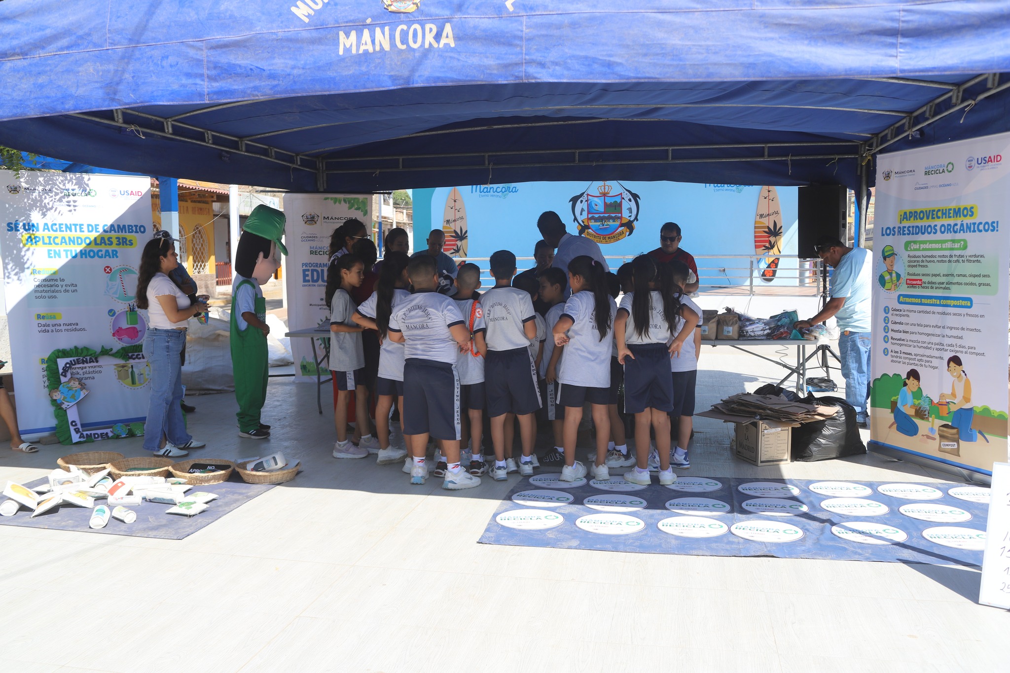 La Municipalidad Distrital de Máncora realiza ECOFERIA POR EL DÍA DEL MEDIO AMBIENTE