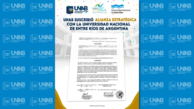 UNAB Suscribe Alianza Estratétigca con la Universidad Nacional de Entre Ríos de Argentina