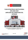 Vista preliminar de documento Plan Estratégico Institucional (PEI) 2022-2027