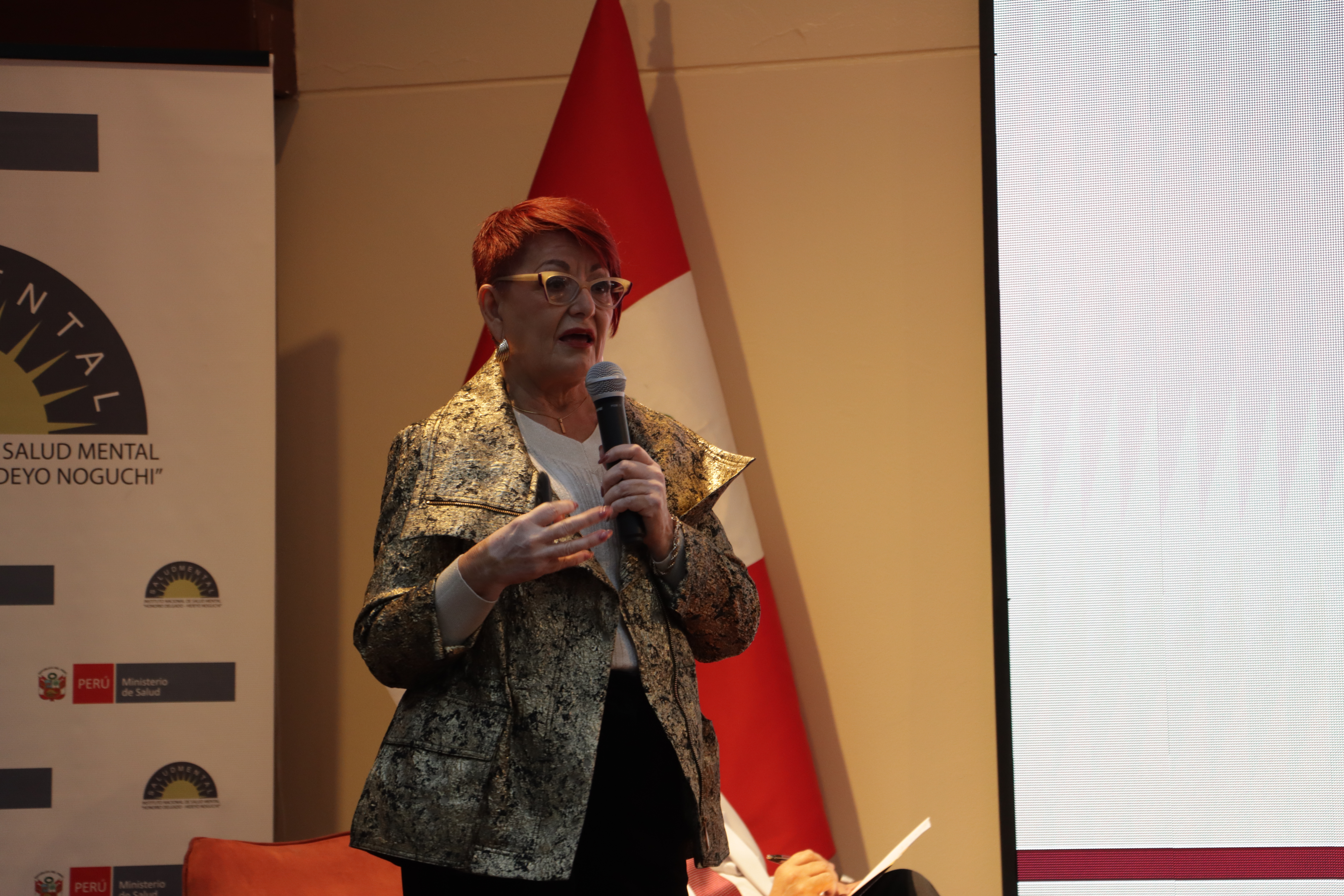Jornadas INSM 2025: Dra. Martha Rondón revela impacto de la violencia en Perú y exige acción urgente para proteger la salud mental