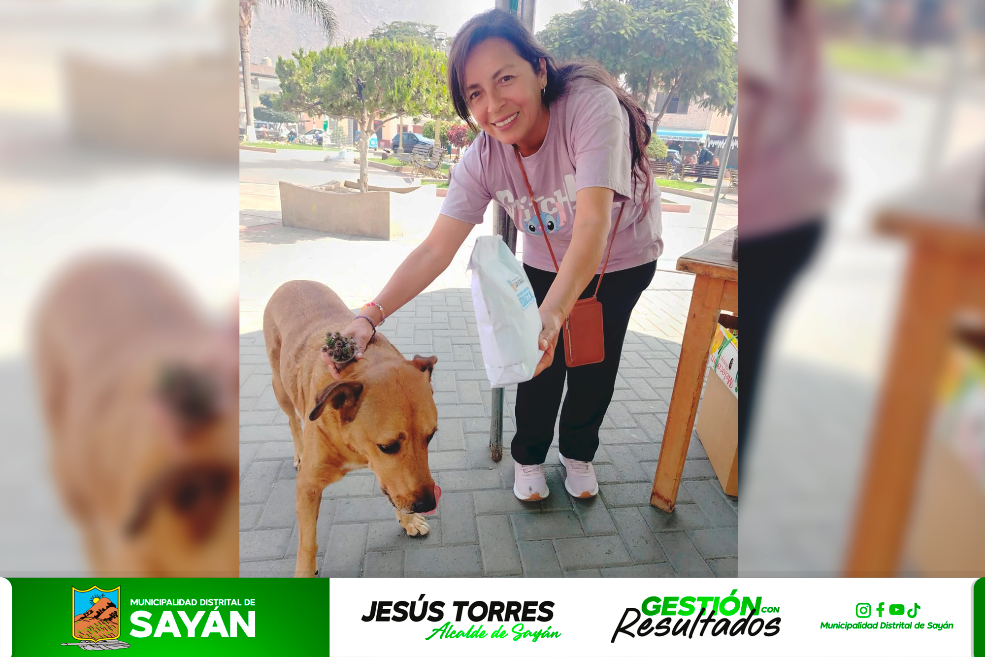 #ResponsabilidadCanina REGISTRAN CANES Y PROMUEVEN JUEGOS ECOLÓGICOS EN LA PLAZA DE SAYÁN