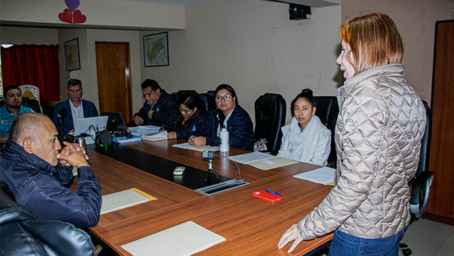 Trabajadores de la EPS EMAPA HUARAL