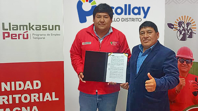 Pocollay generará empleo temporal con apoyo del programa "Llamkasun Perú"