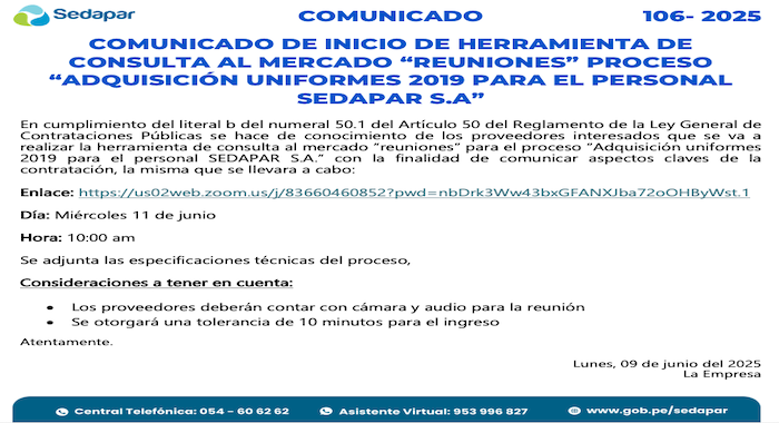 Comunicado