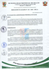 Vista preliminar de documento N°132 RESOLUCION DE ALCALDIA