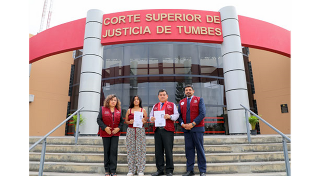 Corte Superior de Justicia de Tumbes Entrega Depósitos de Alimentos en Campaña Nacional