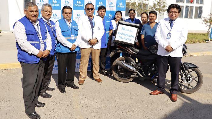 EsSalud Tacna implementa servicio de Farmacia Delivery para pacientes del programa PADOMI