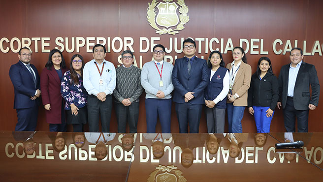 Comité de Seguridad y Salud en el Trabajo del Poder Judicial felicitó a la Corte Superior de Justicia del Callao por las buenas prácticas que promueve en salud ocupacional