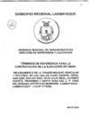 Vista preliminar de documento TDR PAVIMENTACION CRUZ DE MEDANO - MORROPE
