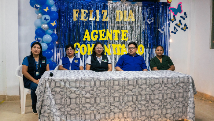 fotos del homenaje a los Agentes Comunitarios de Salud