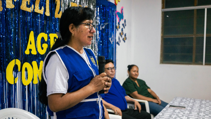 fotos del homenaje a los Agentes Comunitarios de Salud